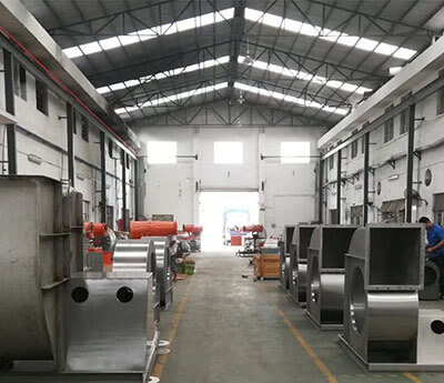 鑫風(fēng)離心風(fēng)機生產(chǎn)車間環(huán)境